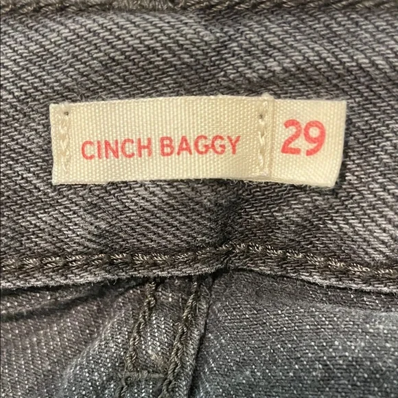 Levi’s Cinch Baggy Black Women's Jeans - Picture 9 of 9